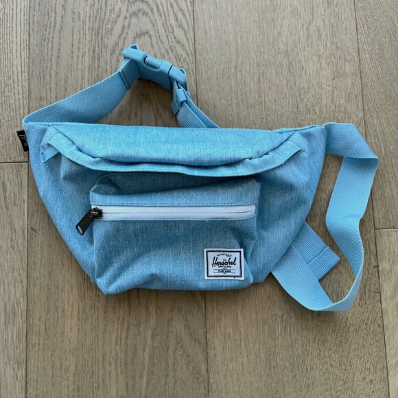 Like New Sky Blue Herschel Hip Pack - Picture 1 of 4